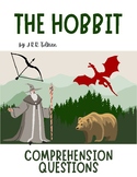 The Hobbit by J.R.R. Tolkien Novel Study Comprehension Que