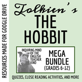 The Hobbit Bundle: Quizzes, Close Readings, Vocab Games, P
