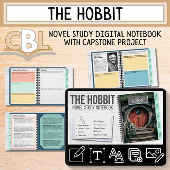 Preview of The Hobbit: Novel Study Digital Notebook