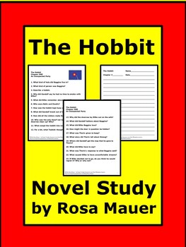 Preview of The Hobbit Chapter Reading Comprehension Questions