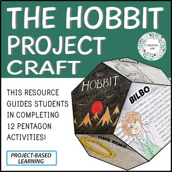 Preview of The Hobbit - Novel Study Project Craft - PBL