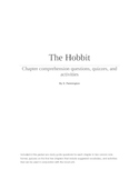 The Hobbit Study questions, sample quizzes, and activities