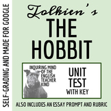 The Hobbit Test and Answer Key for Google Drive