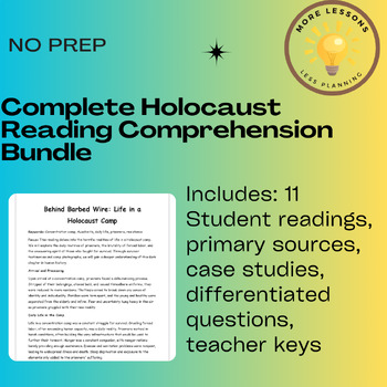 Preview of The Holocaust: A Journey Through History Reading Comprehension Bundle