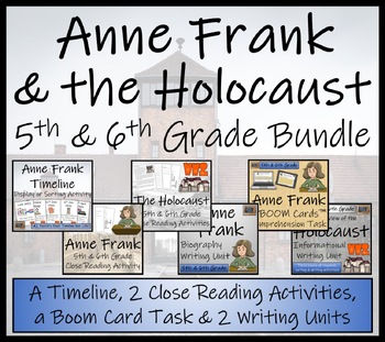 Preview of The Holocaust & Anne Frank Bundle | 5th Grade & 6th Grade