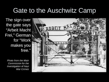 Preview of The Holocaust Concentration and Death Camps PowerPoint Presentation