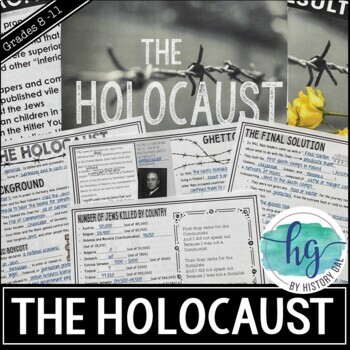 Preview of The Holocaust PowerPoint Lesson and Guided Notes for Students (Print & Digital)