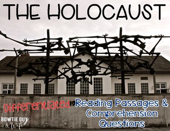Preview of The Holocaust Reading Passages Leveled Texts