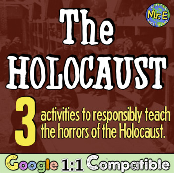 Preview of The Holocaust Reading and Activities Bundle to teach the Holocaust Tragedy