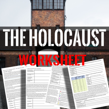 Preview of The Holocaust Worksheet SAT PREP