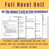The Honest Truth by Dan Gemeinhart Interactive Reader's No