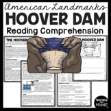 The Hoover Dam Reading Comprehension Worksheet American Landmarks
