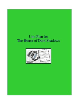 Preview of The House of Dark Shadows Literature and Grammar Unit