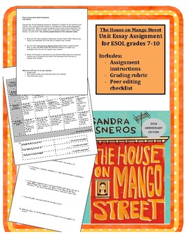 the house on mango street essay assignment