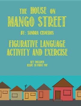 mango street house figurative language activity exercise