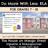 The House on Mango Street | Literary Terms | Assessment | 