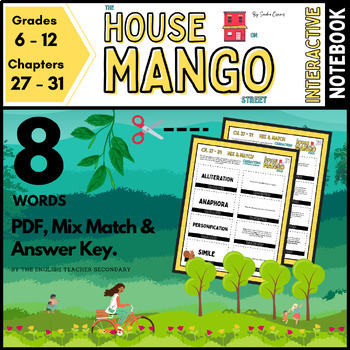 Preview of The House on Mango Street Mix & Match Ch. 27 - 31