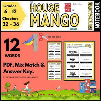 Preview of The House on Mango Street Mix & Match Ch. 32 - 36