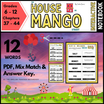 Preview of The House on Mango Street Mix & Match Ch. 37 - 44