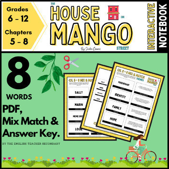 Preview of The House on Mango Street Mix & Match Ch. 5 - 8