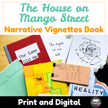 Preview of The House on Mango Street Narrative Vignettes Book - Novel Unit Project Cisneros