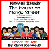 The House on Mango Street Novel Study and Project Menu; Pl