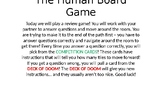 The Human Board Game - EDITABLE Academic Review Game!