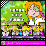 The Human Body Activities BUNDLE Interactive Notebook, QR 