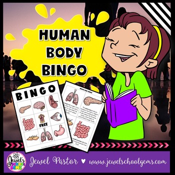 Preview of The Human Body Activities | Parts of the Body Science Bingo Game