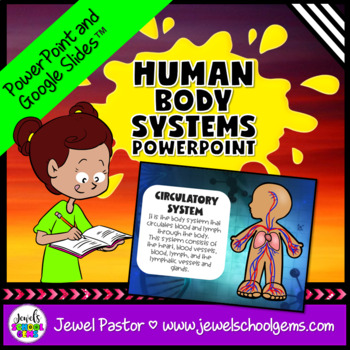 Preview of The Human Body Systems Activities | PowerPoint with Google™ Slides and Quiz