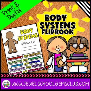 Preview of Human Body Systems Project Flip Book Research Activities