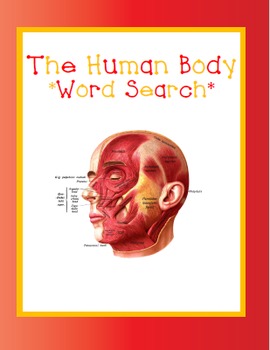 Preview of The Human Body Word Search *FREEBIE*