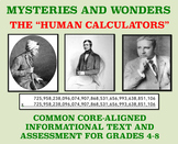 The Human Calculators: Reading Comprehension Passage and A