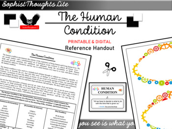Preview of The Human Condition Reference Handout