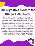 The Human Digestive System Unit 6th and 7th Grade STEM Act