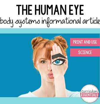 Preview of The Human Eye Informational Article