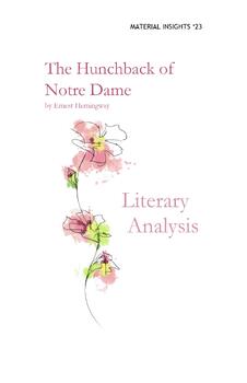Preview of The Hunchback of Notre Dame by Victor Hugo (Literary Analysis)