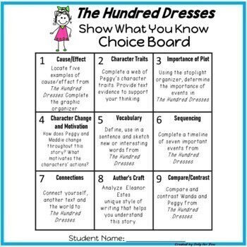 Read-Aloud Poster Spotlight: The Hundred Dresses | Ruby Reads Books