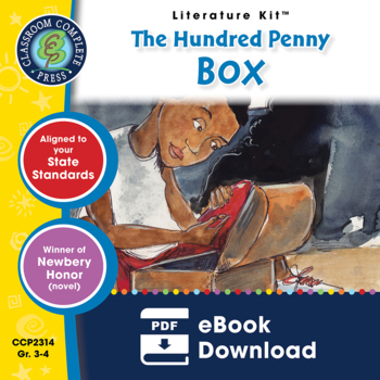 Preview of The Hundred Penny Box - Literature Kit Gr. 3-4