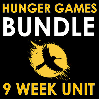 Preview of The Hunger Games Bundle - Worksheets, Activities, Assessments, and Keys