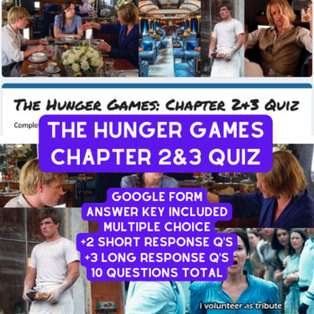 The Hunger Games Quizzes & Final Exam - Chapters 1-27 with Answer Key