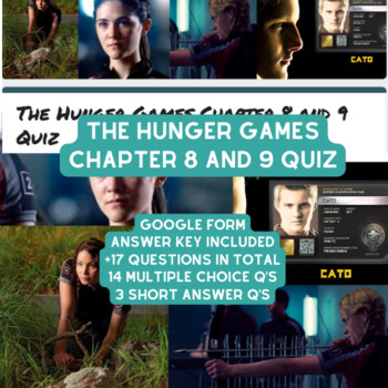 The Hunger Games Quizzes & Final Exam - Chapters 1-27 with Answer Key