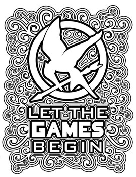 The Hunger Games Coloring Pages Book By Tracee Orman | Tpt