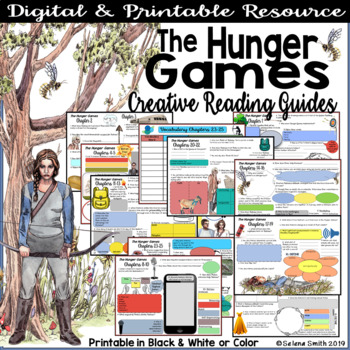 Preview of The Hunger Games Creative Reading Guides: Comprehend, Analyze, Synthesize