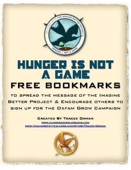 the hunger games hunger is not a game bookmarks free by tracee orman