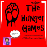 The Hunger Games Novel Study Literacy Stations digital resource