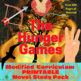 The Hunger Games Modified Curriculum Novel Study BUNDLE Pr