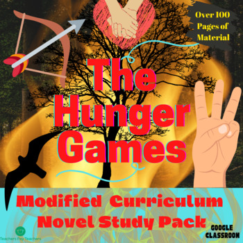 Preview of The Hunger Games Modified Curriculum Workbooks - Literacy, Social & Life Skills 