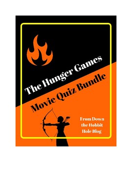 Preview of The Hunger Games Movie Quiz Bundle