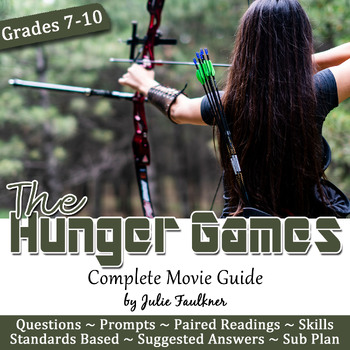 Preview of The Hunger Games Movie Unit, Questions/Activities, Lesson Plan
